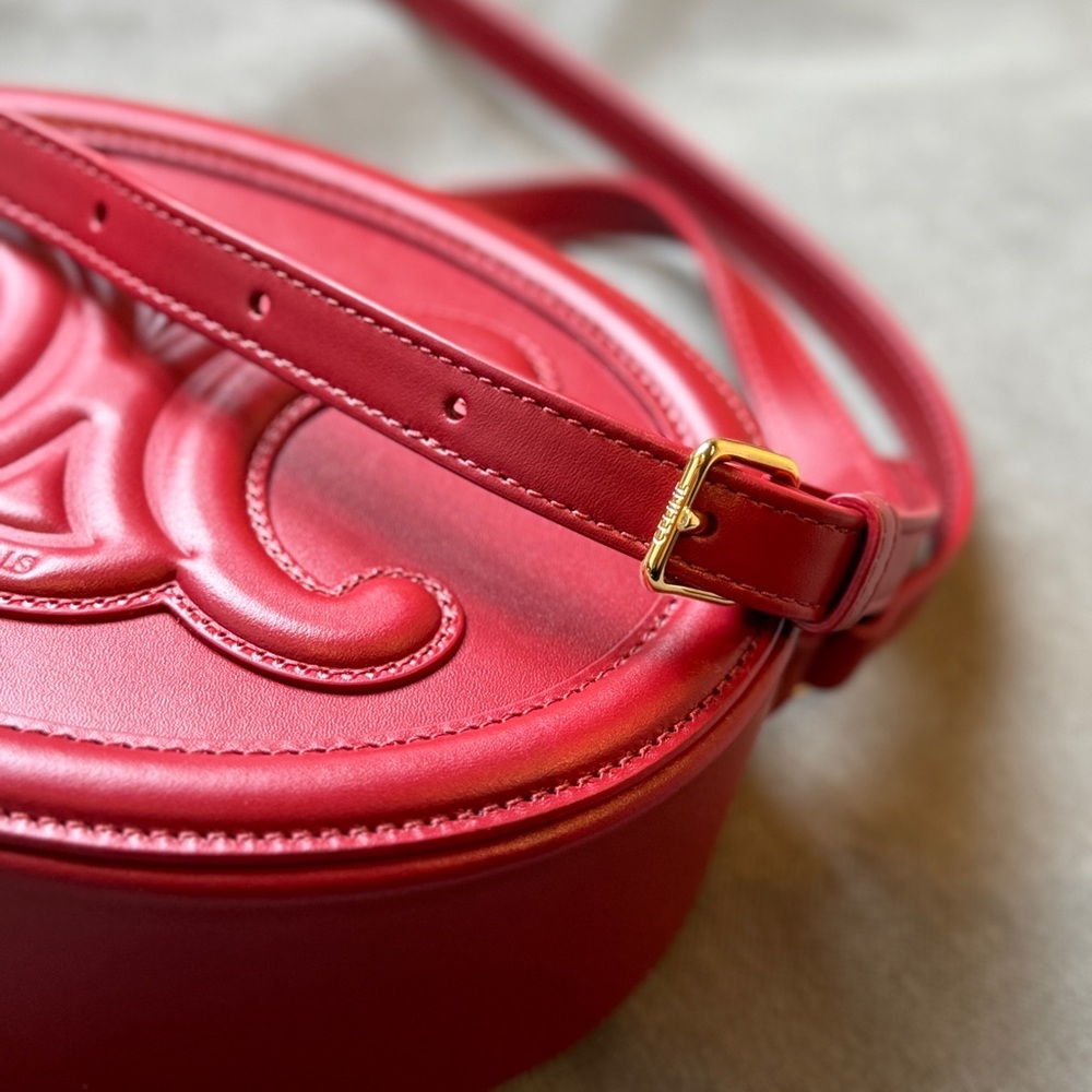 SOLD - CELINE Oval Triomphe Crossbody Bag - Picture 4 of 8